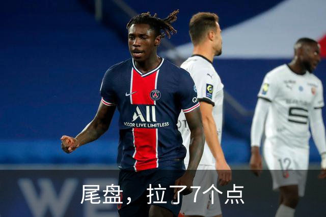 尾盘，拉了7个点