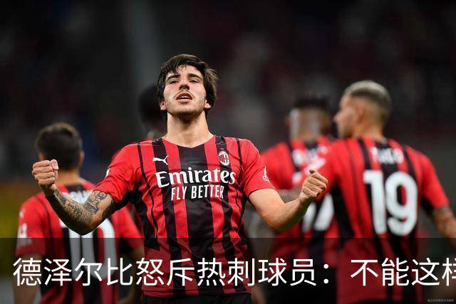 德泽尔比怒斥热刺球员：不能这样输球