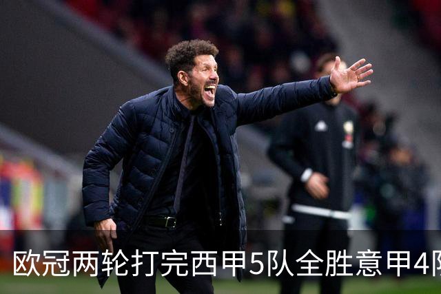 欧冠两轮打完西甲5队全胜意甲4队全败，我做了11年足球数据